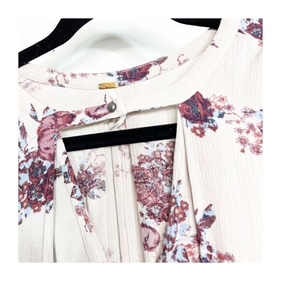 Free People Swing Dress Womens XS Floral Sleeveless Tea Combo Boho Flowy - Picture 9 of 10